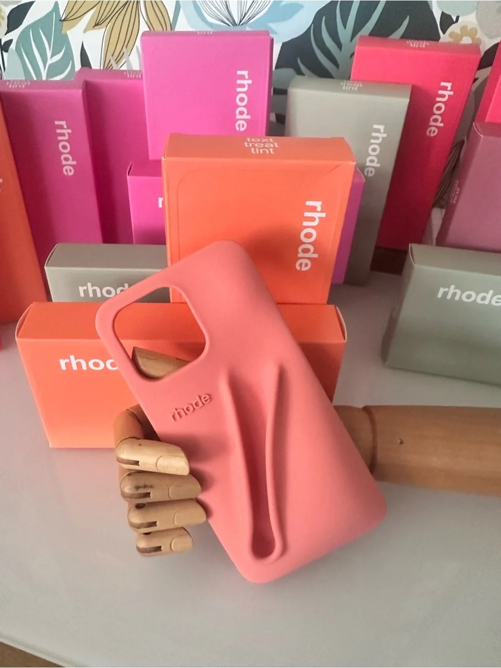 NEW Rhode Orange Silicone Phone Case | Peach Pit NIB iPhone 14/15/16